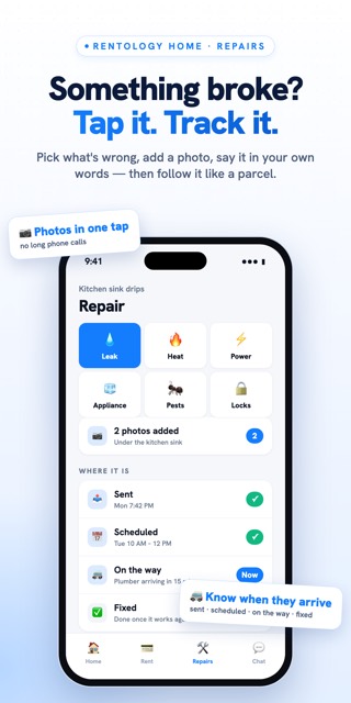 Rentology Home app screenshot 2